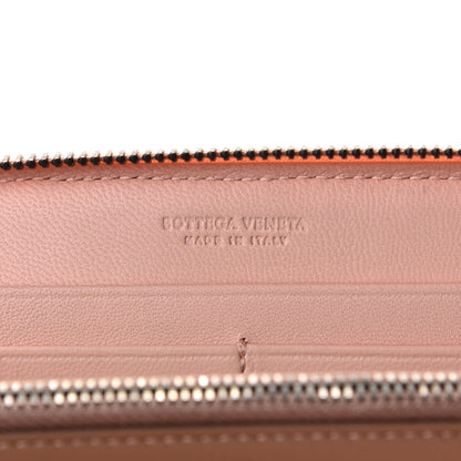 Bottega Veneta Nappa Intrecciato Ayers Zip Around Wallet Flamingo 7 of 13