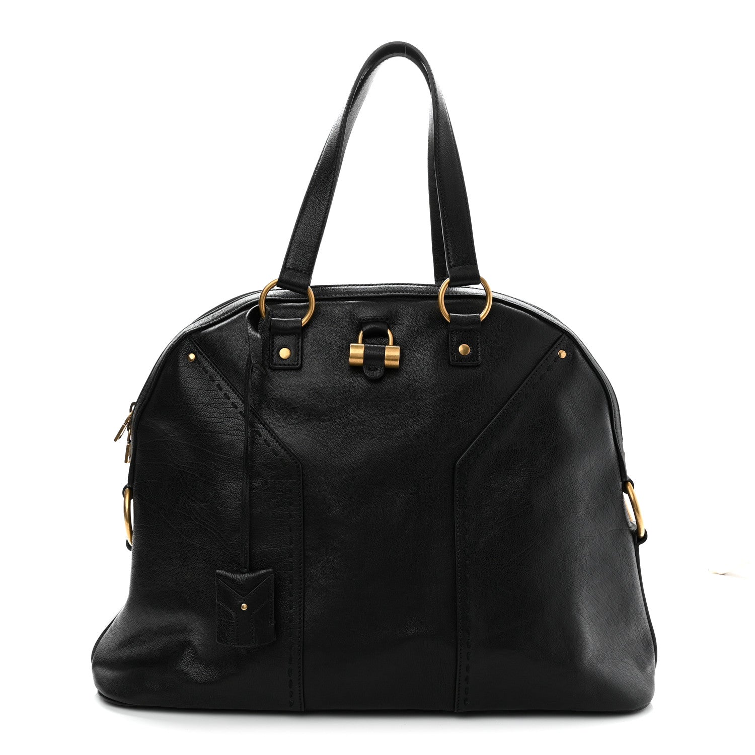 Saint Laurent Calfskin Oversized Muse Black 1 of 10