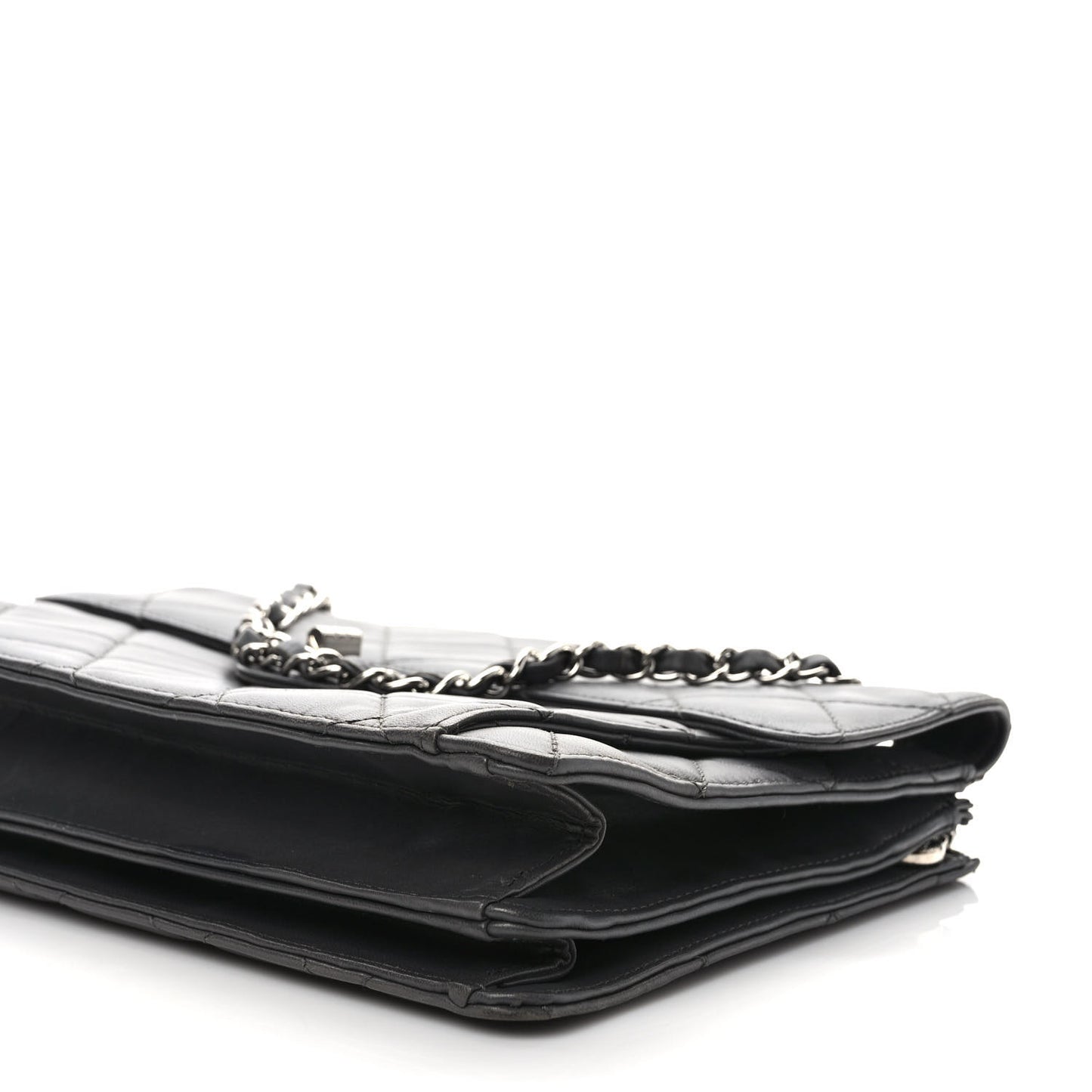 Lambskin Paris Bombay Reissue Accordion Flap Black