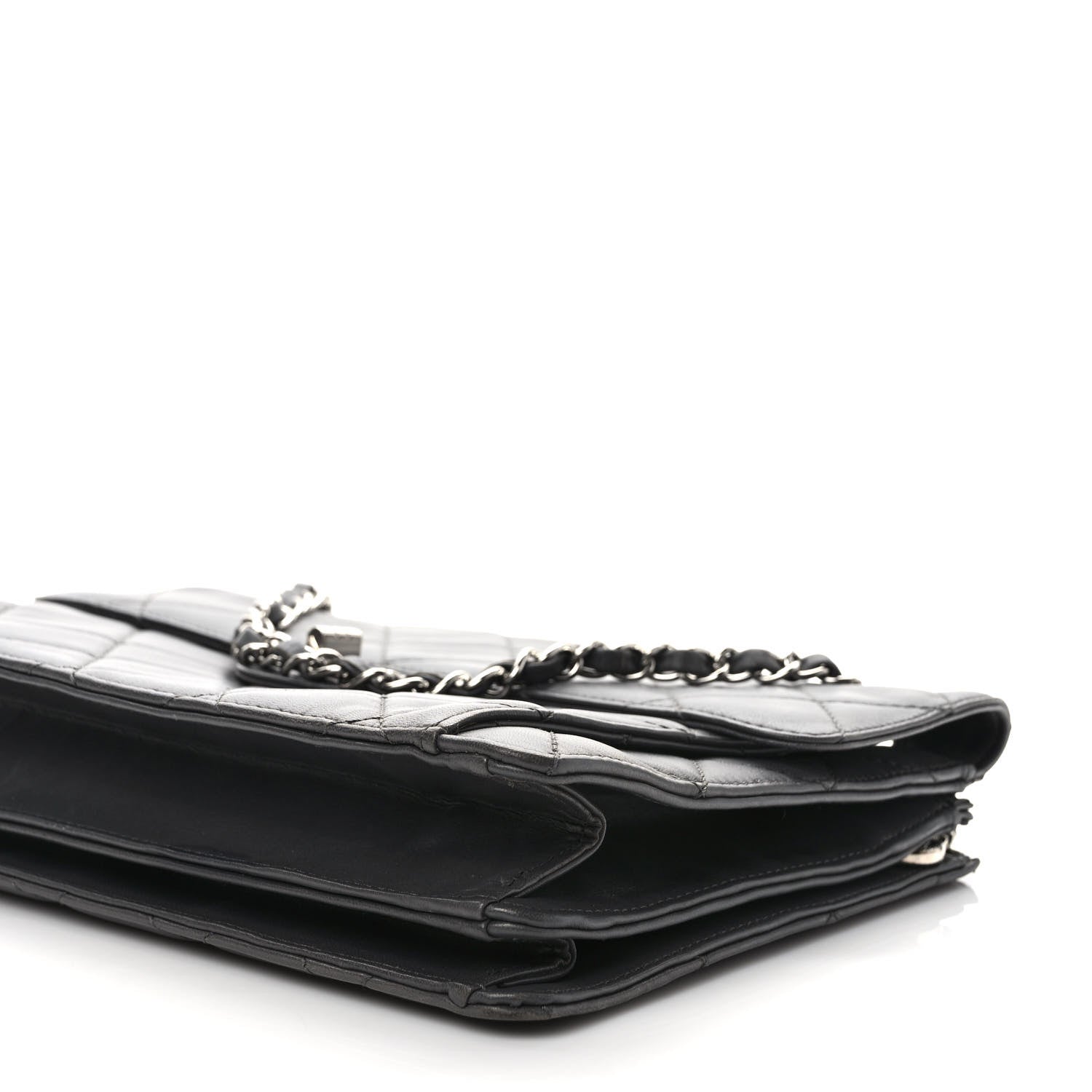 Chanel Lambskin Paris Bombay Reissue Accordion Flap Black 9 of 9