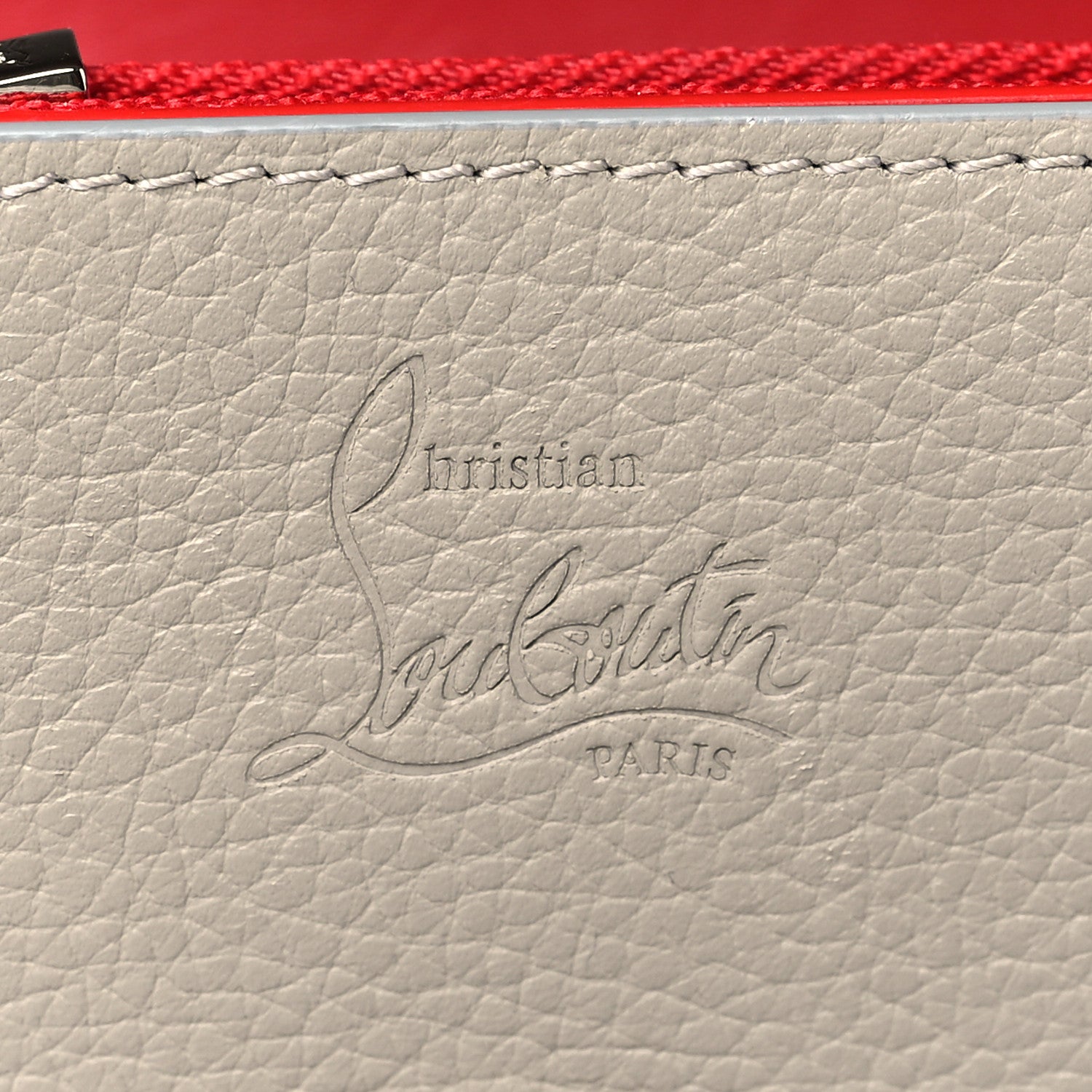 Christian Louboutin Calfskin Explorafunk Wallet On Strap Goose 6 of 9