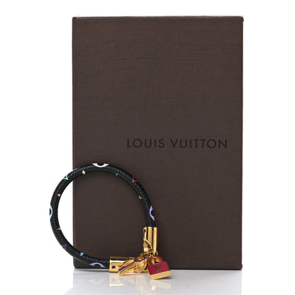 Louis Vuitton Monogram Multicolor Luck It Bracelet 17 Black 6 of 6