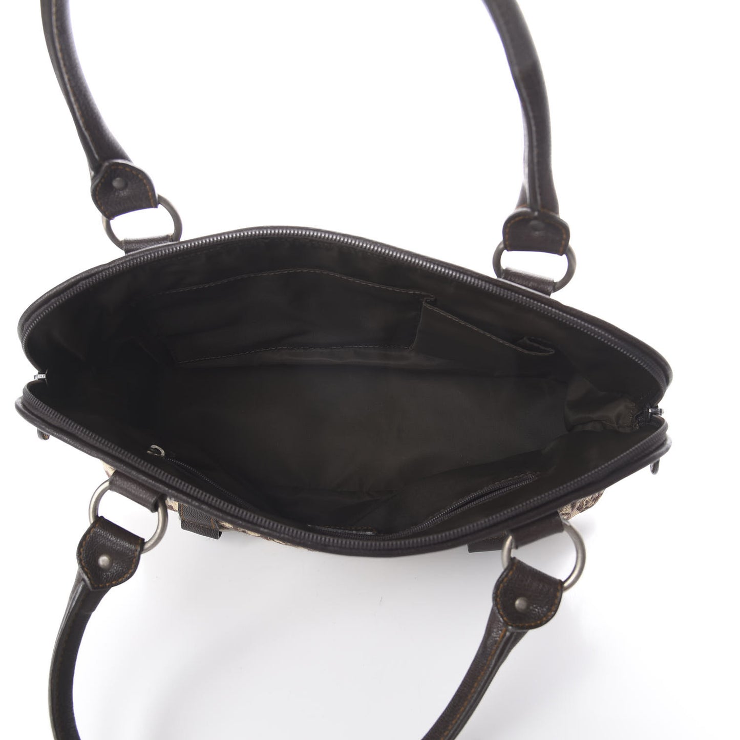 Monogram Traveler Satchel Brown