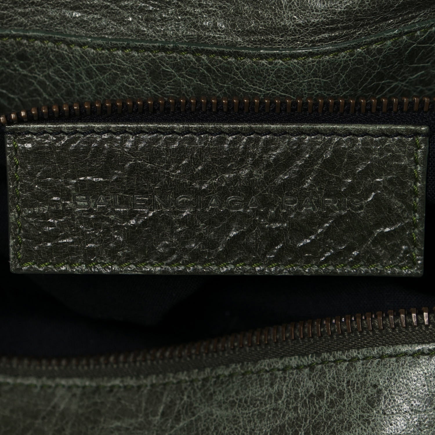 Balenciaga Agneau Classic Hardware Twiggy Vert Thyme 6 of 12