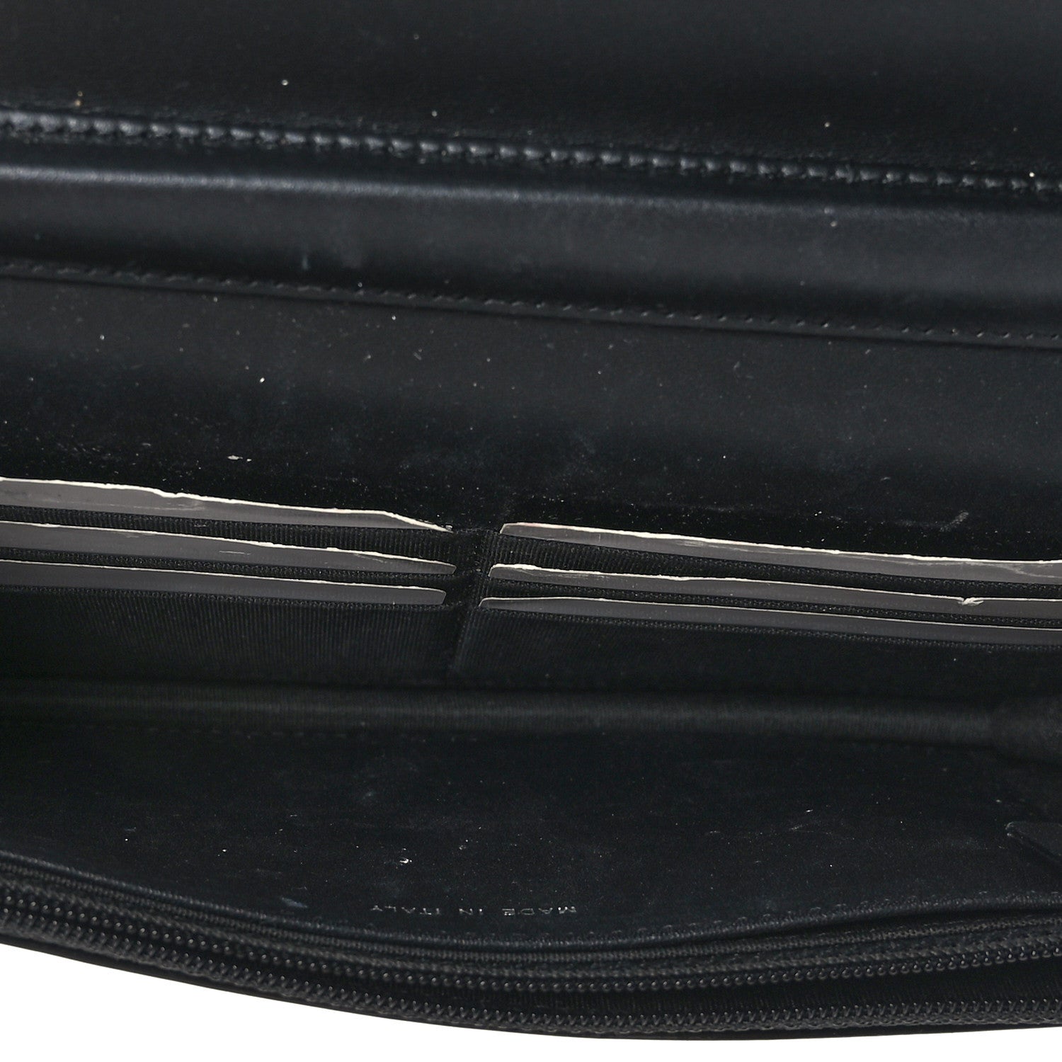 Chanel Patent Quilted Brilliant Wallet On Chain WOC Black 5 of 9