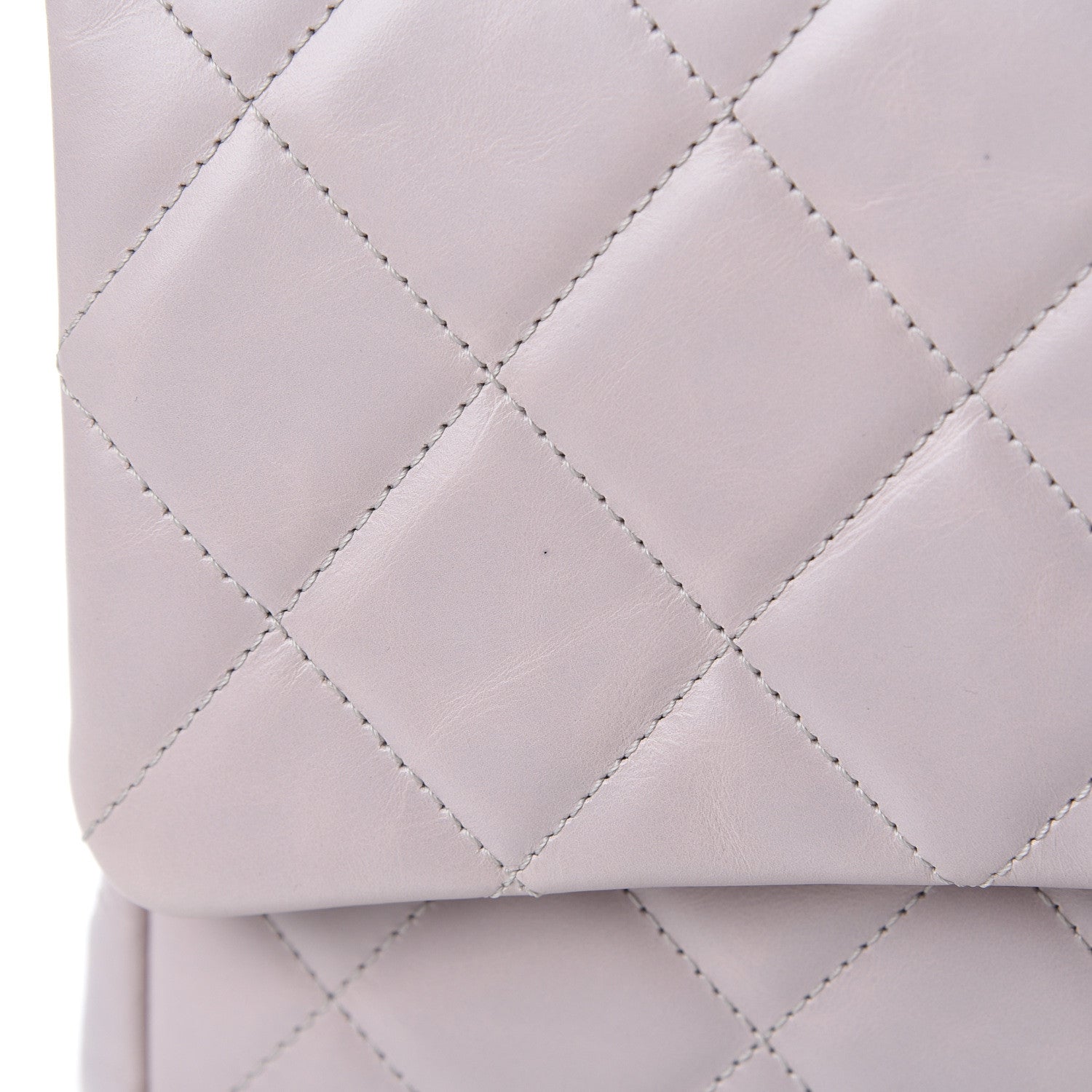 Chanel Calfskin Quilted Large Gold Bar Top Handle Flap Light Pink 11 of 12
