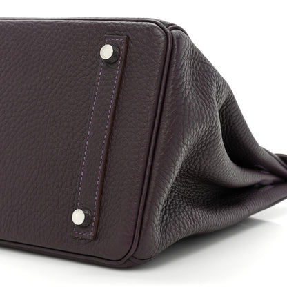 Hermes Togo BIRKIN 30 Raisin 7 of 14