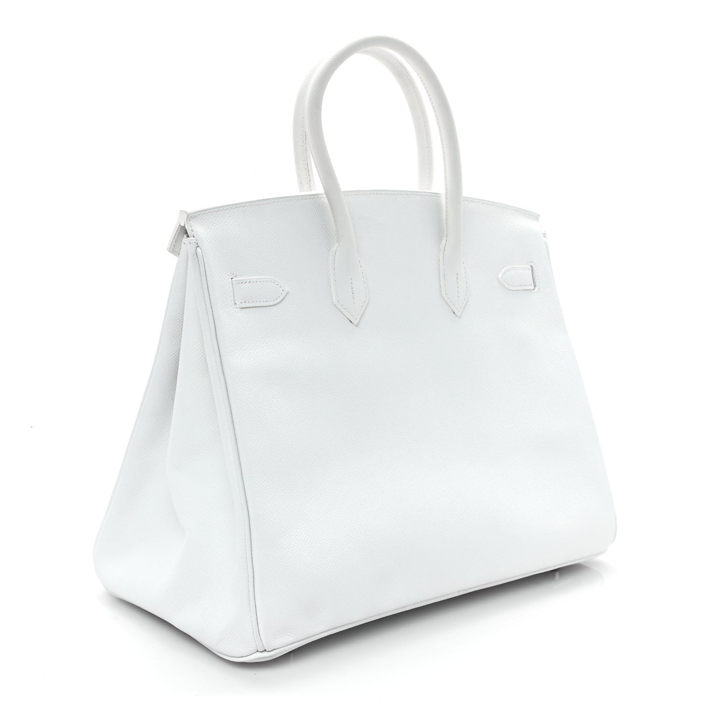 Epsom Birkin 35 White