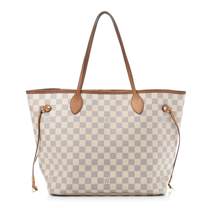 Louis Vuitton Damier Azur Neo Neverfull MM Rose Ballerine 1 of 16