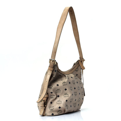 MCM Visetos Hobo Beige 2 of 4