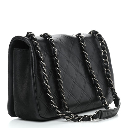 Chanel Calfskin Diamond Embossed New Chic Flap Black 3 of 14