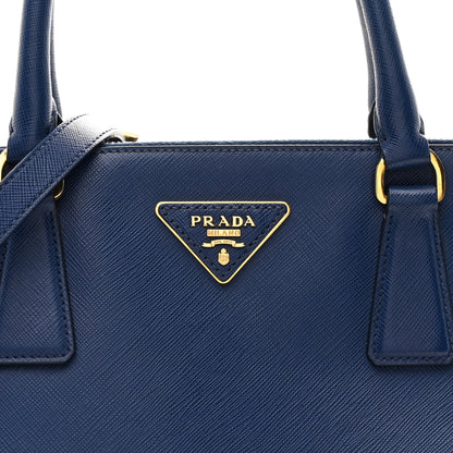 Prada Saffiano Lux Medium Galleria Double Zip Tote Bluette 8 of 14