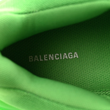 Balenciaga Fabric Mesh Clear Sole Womens Triple S Sneakers 38 Green 6 of 7