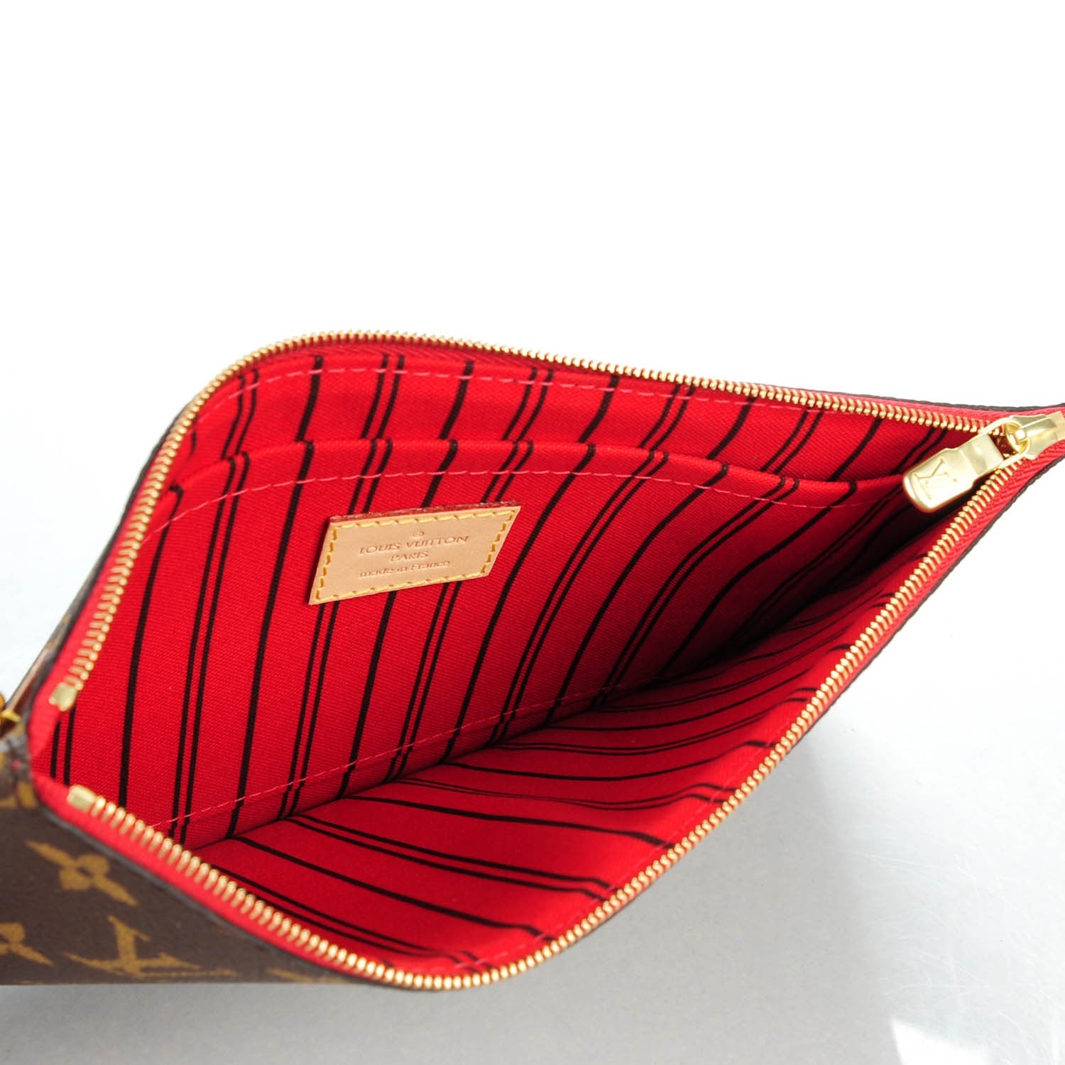 Louis Vuitton Monogram Neverfull MM GM Pochette Cherry 5 of 7