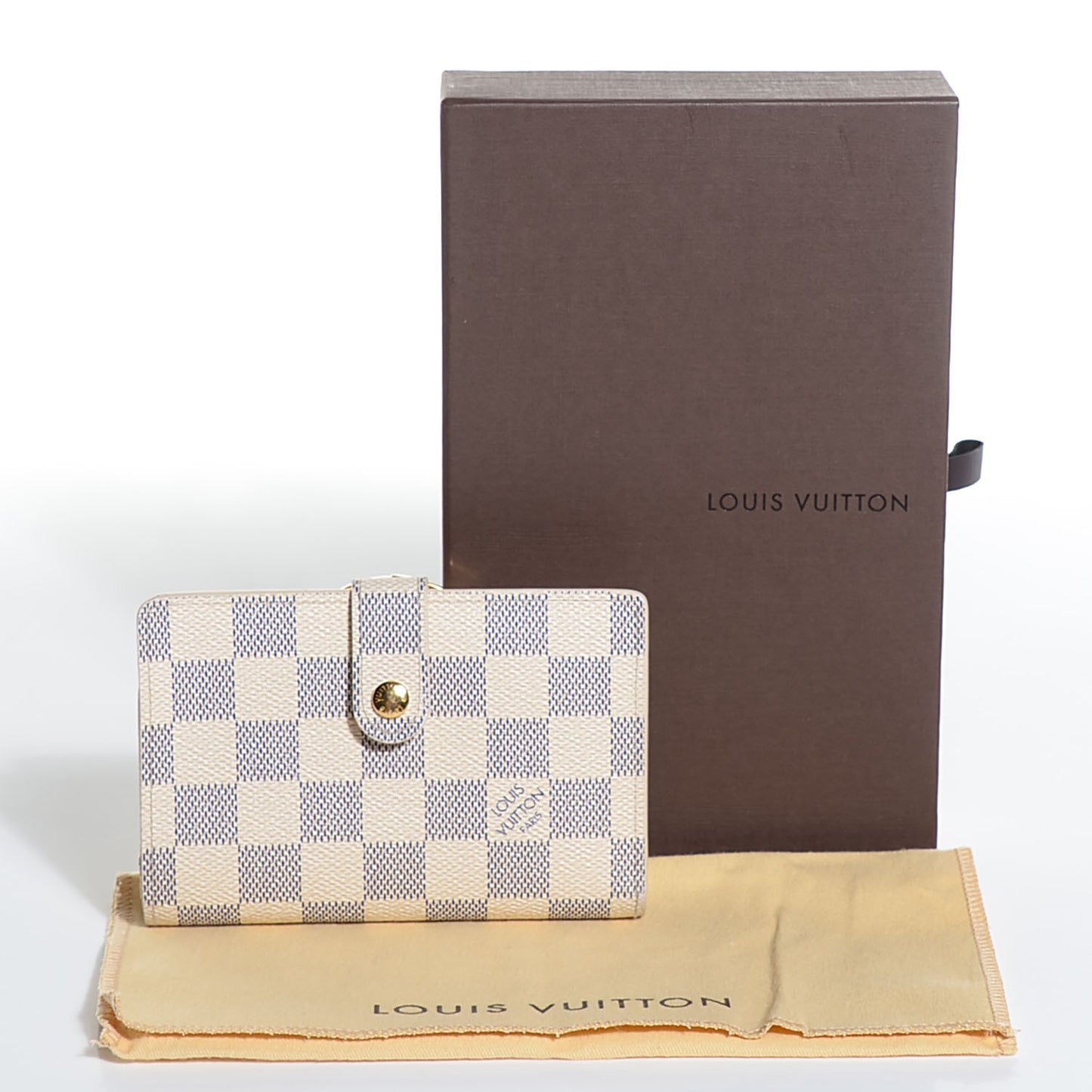 Damier Azur French Purse Wallet