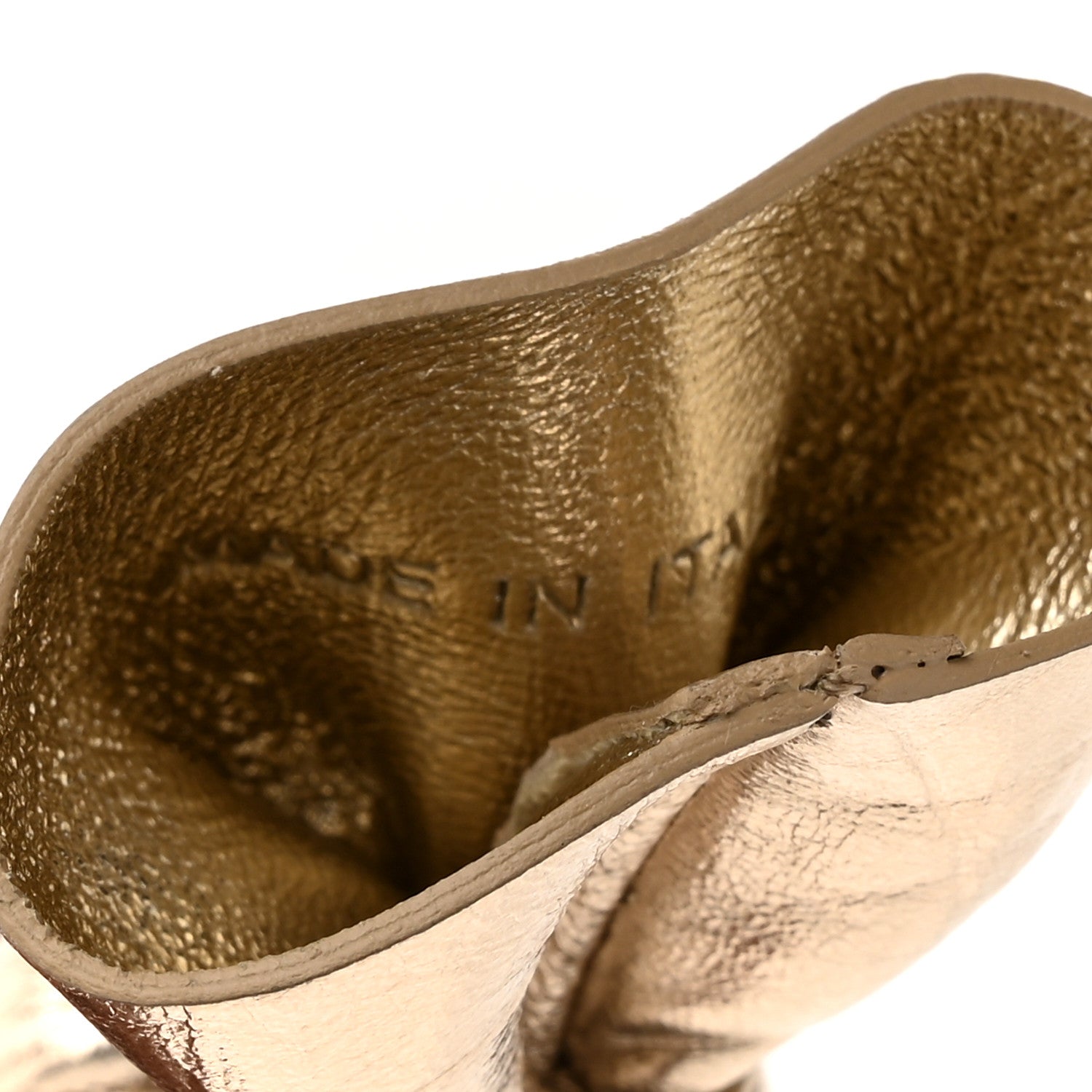 Fendi Rock Millenium Laminato So Sweet Bag Charm Platino 3 of 4