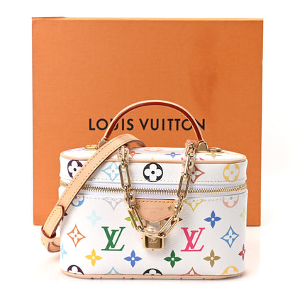 Louis Vuitton LV x TM Monogram Multicolor Vanity Chain Pouch White 10 of 10