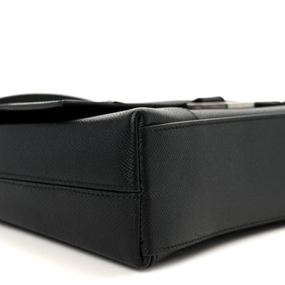 Balenciaga Semi Matte Soft Textured Calfskin Downtown Shoulder Bag Black 9 of 11