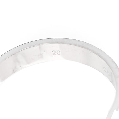 Gucci 18K White Gold 4mm Icon Thin Band Ring 60 9 6 of 7