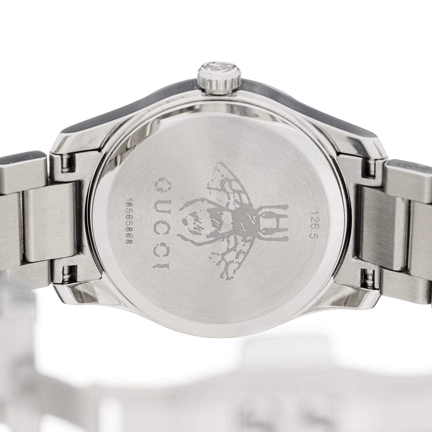 Gucci Stainless Steel 27mm G-Timeless Cat Quartz Watch 4 of 5