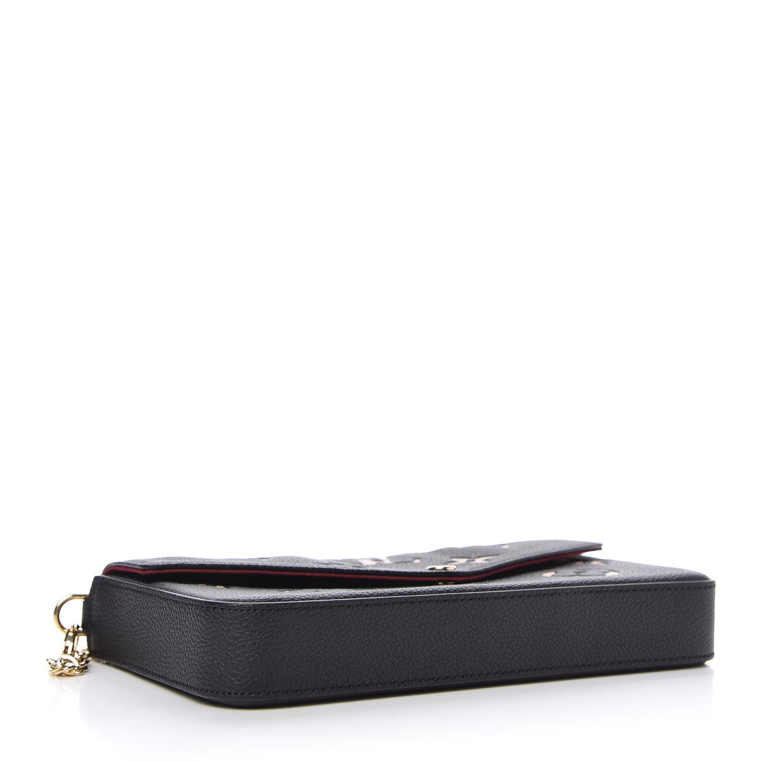 Louis Vuitton Empreinte Monogram Giant Felicie Pochette Black Beige 4 of 9