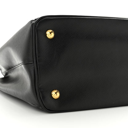 Prada Saffiano Lux Medium Tote Black 8 of 11