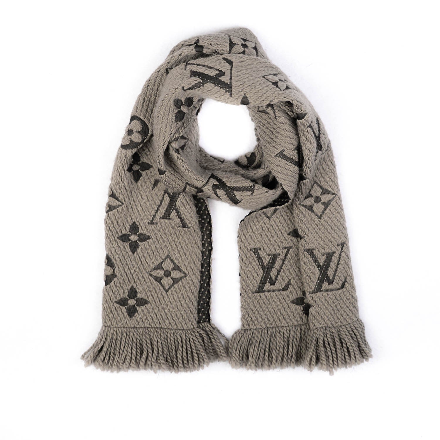 Louis Vuitton Wool Silk Logomania Scarf Verone 1 of 4