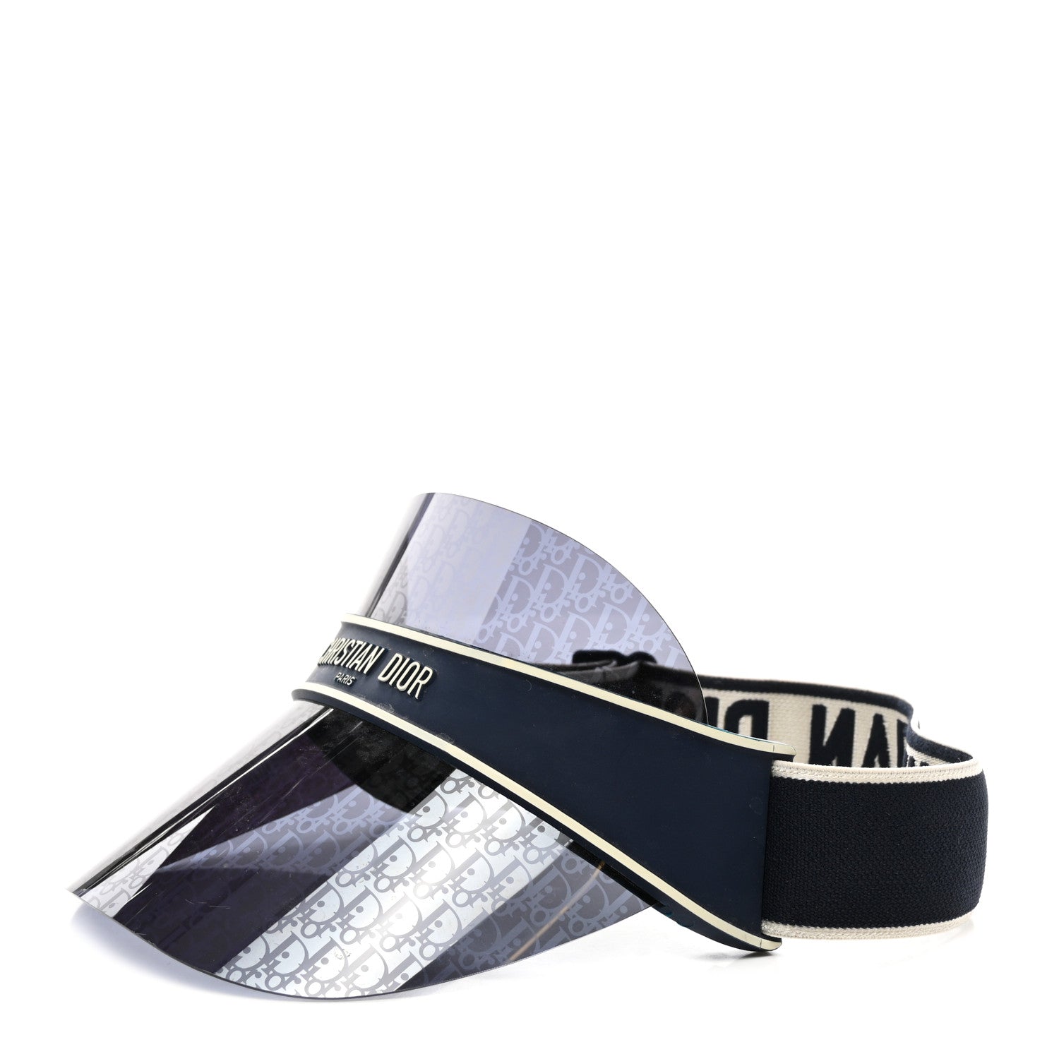 Christian Dior Oblique DiorClub V1U Sun Visor Blue 1 of 9