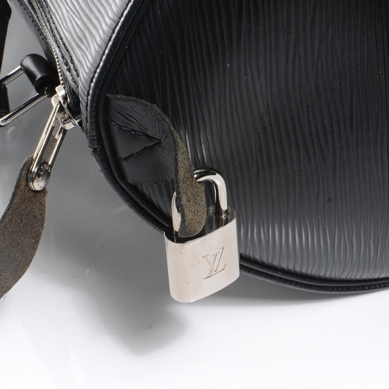 Louis Vuitton Epi Speedy 30 Black 5 of 10