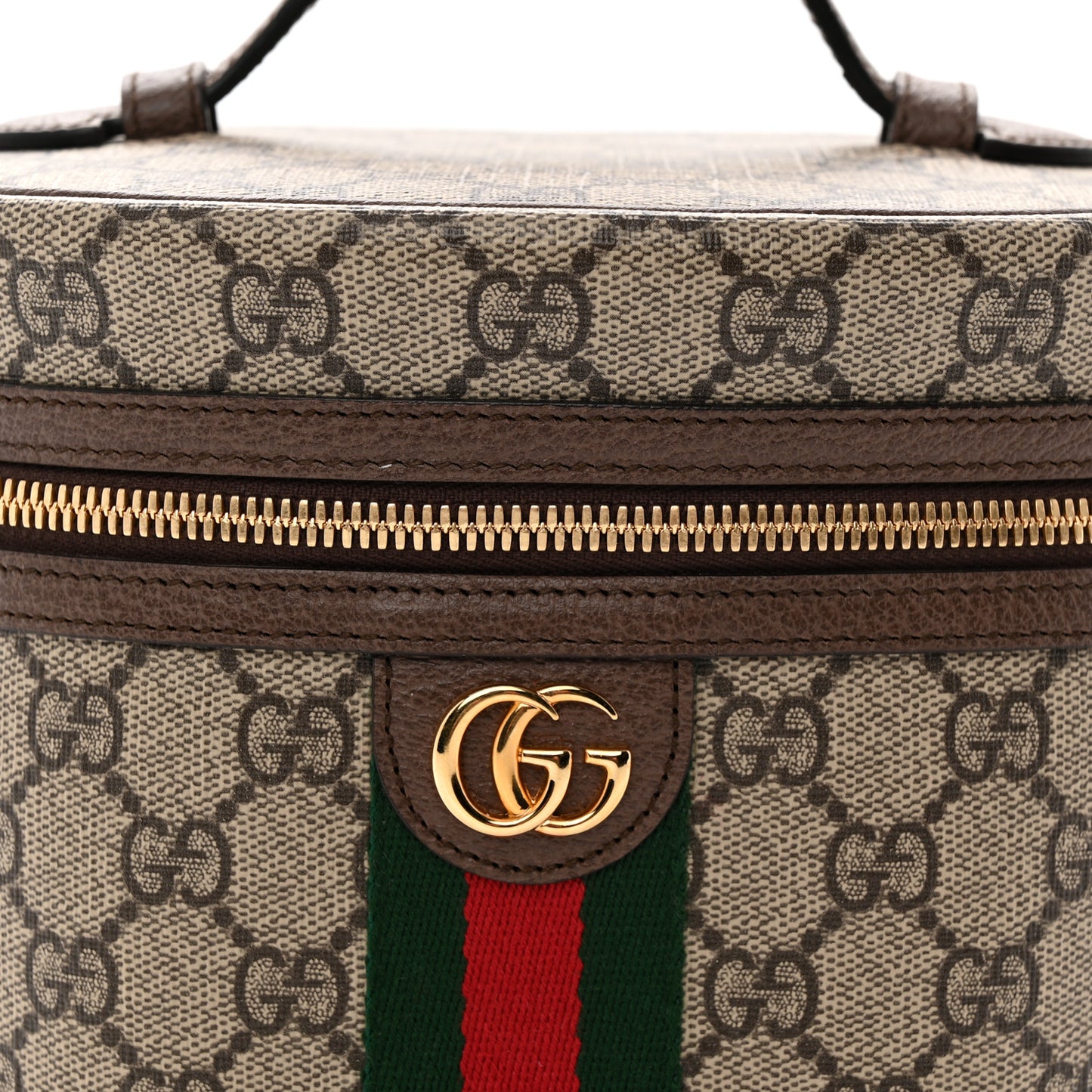 GG Supreme Monogram Ophidia Vanity Cosmetic Case