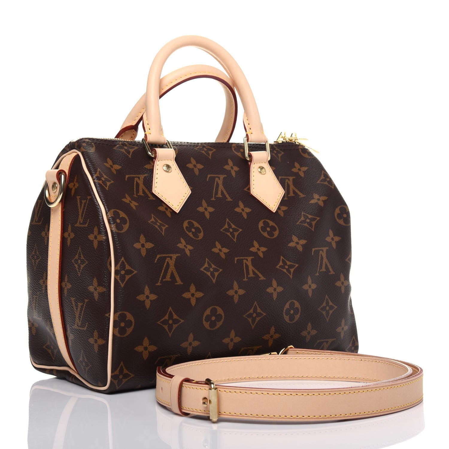 Louis Vuitton Monogram Speedy Bandouliere 25 4 of 14