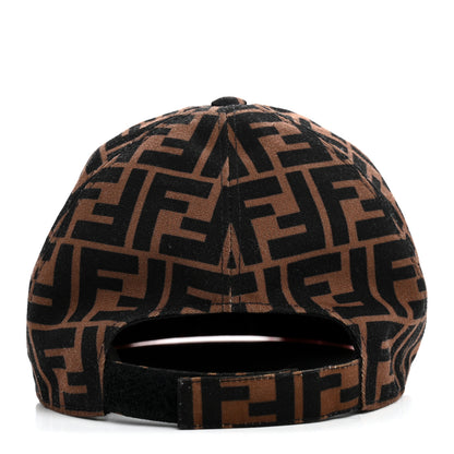 Fendi Canvas FF Reloaded Baseball Hat Tobacco Red 6 of 8