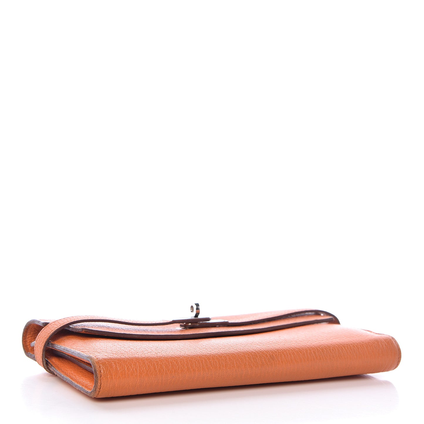 Chevre Mysore Kelly Longue Wallet Orange