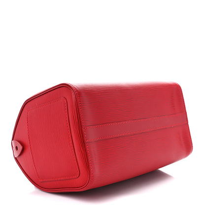 Louis Vuitton Epi Speedy 25 Castillan Red 4 of 14