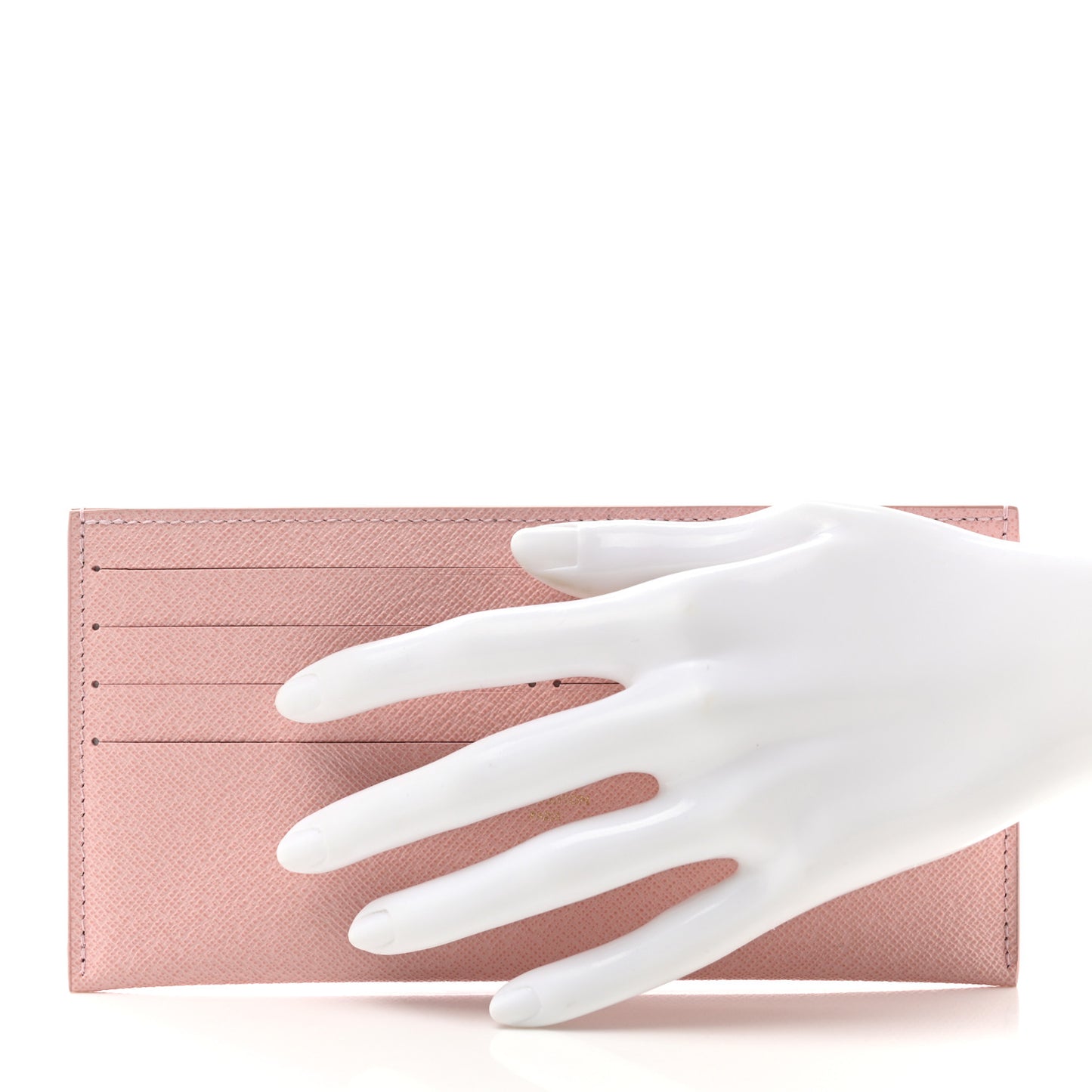 Calfskin Felicie Card Holder Insert Rose Ballerine