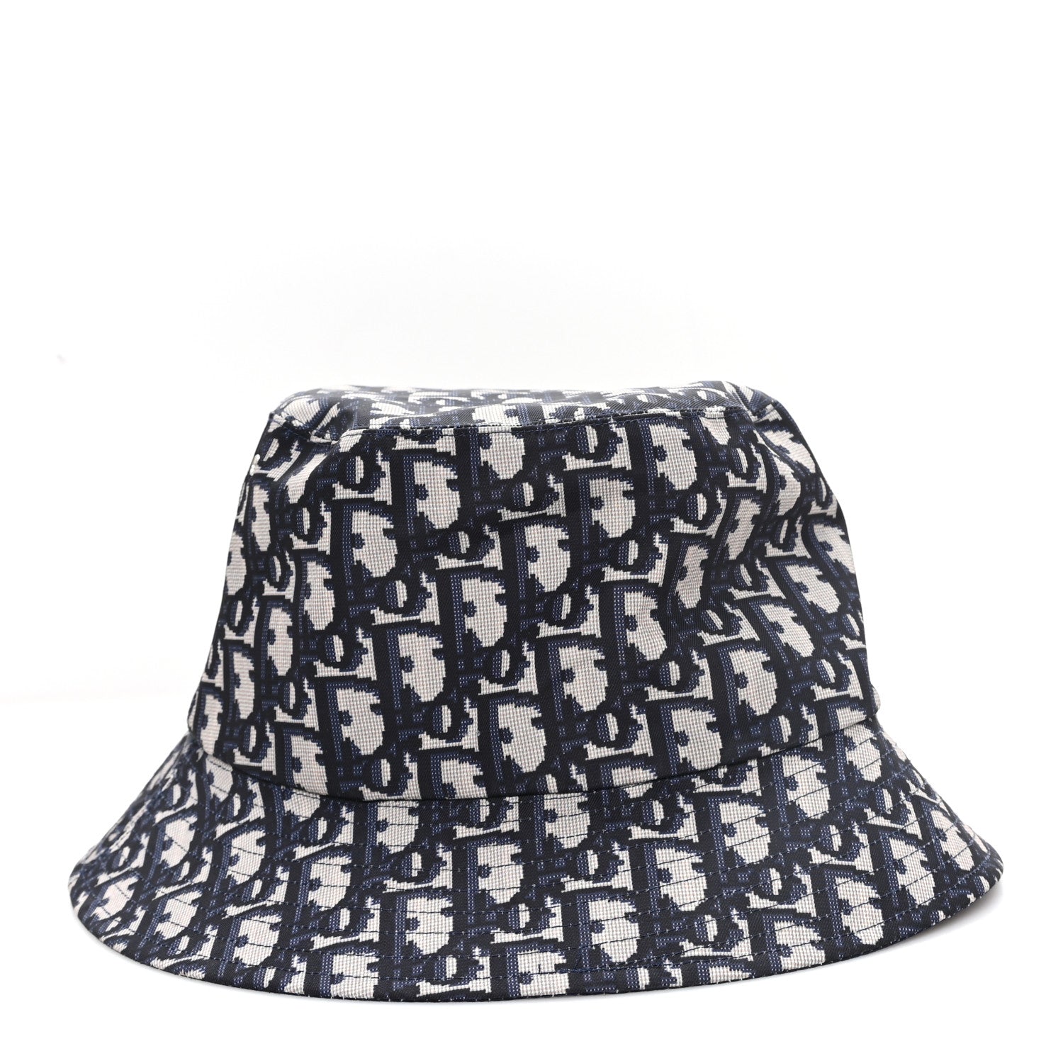 Christian Dior Oblique Reversible Teddy-D Brim Bucket Hat Blue 4 of 12