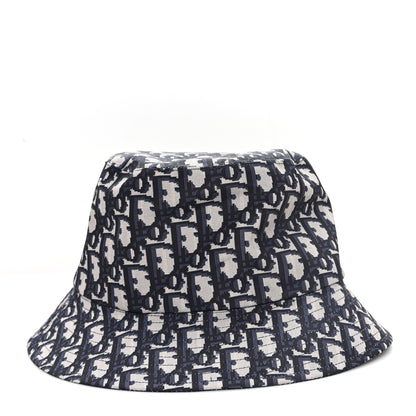 Christian Dior Oblique Reversible Teddy-D Brim Bucket Hat Blue 4 of 12