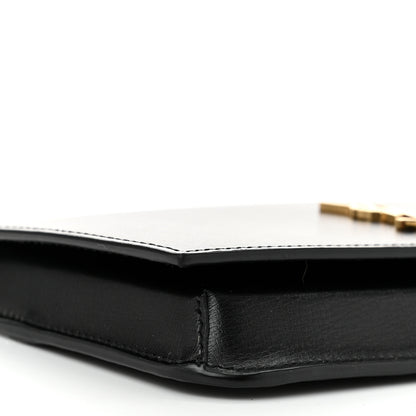 Saint Laurent Smooth Calfskin Monogram Phone Holder Crossbody Black 8 of 10