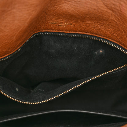 Saint Laurent Crinkled Calfskin Matelasse Monogram Medium Niki Chain Satchel Caramel 11 of 11