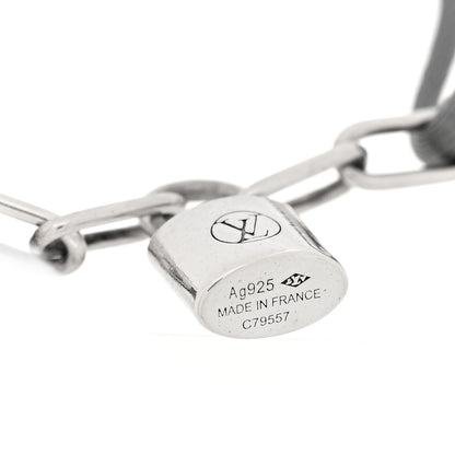 Louis Vuitton X UNICEF Sterling Silver Lockit Bracelet Light Green 3 of 4