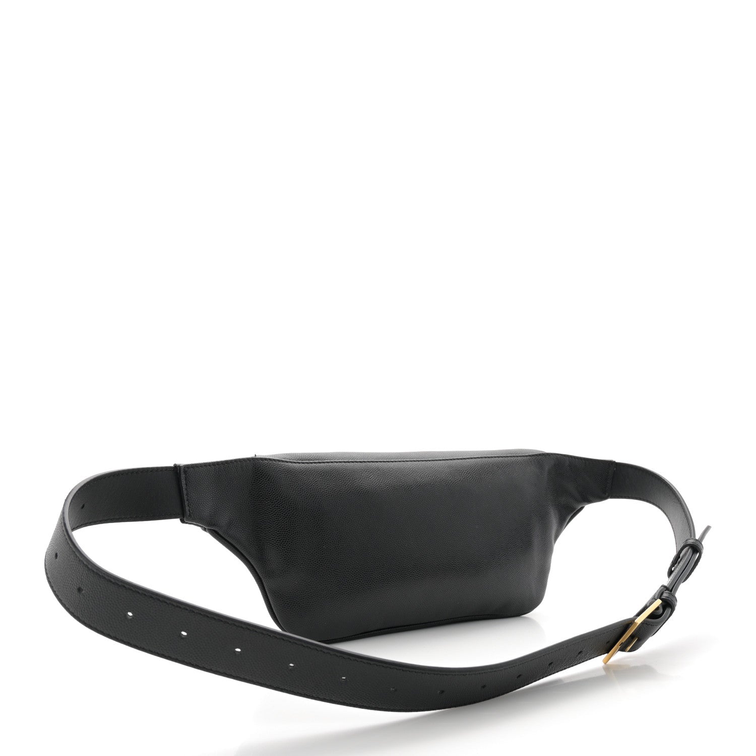 Saint Laurent Grain De Poudre Monogram Belt Bag Black 3 of 13