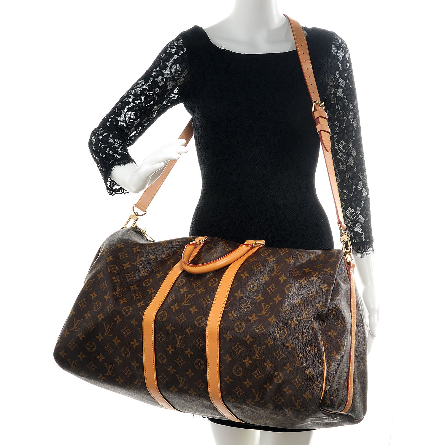 Louis Vuitton Monogram Keepall Bandouliere 55 2 of 7