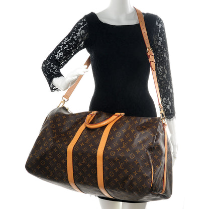 Louis Vuitton Monogram Keepall Bandouliere 55 2 of 7