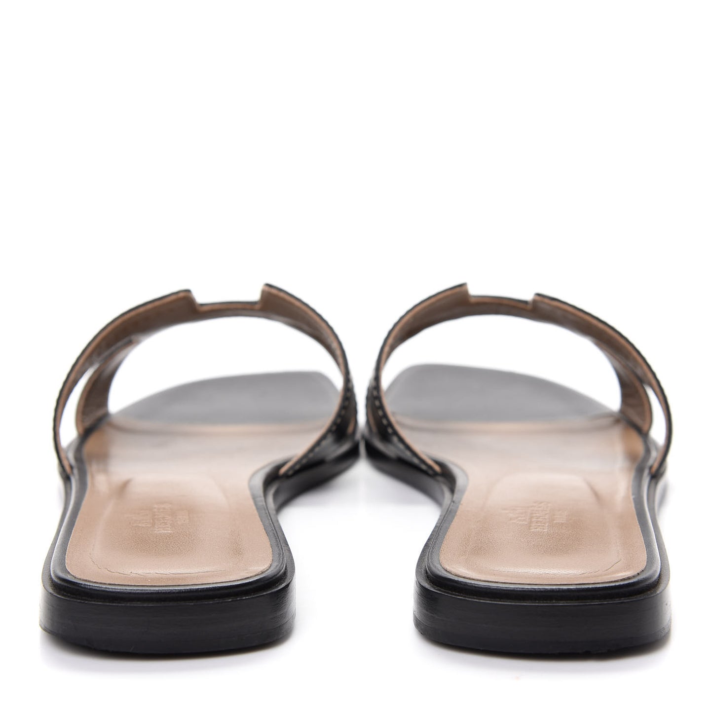Box Calfskin Oran Sandals 40.5 Black