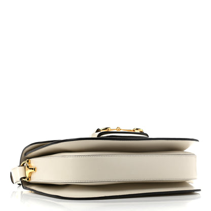 Gucci Azalea Calfskin Horsebit 1955 Shoulder Bag Mystic White 4 of 13