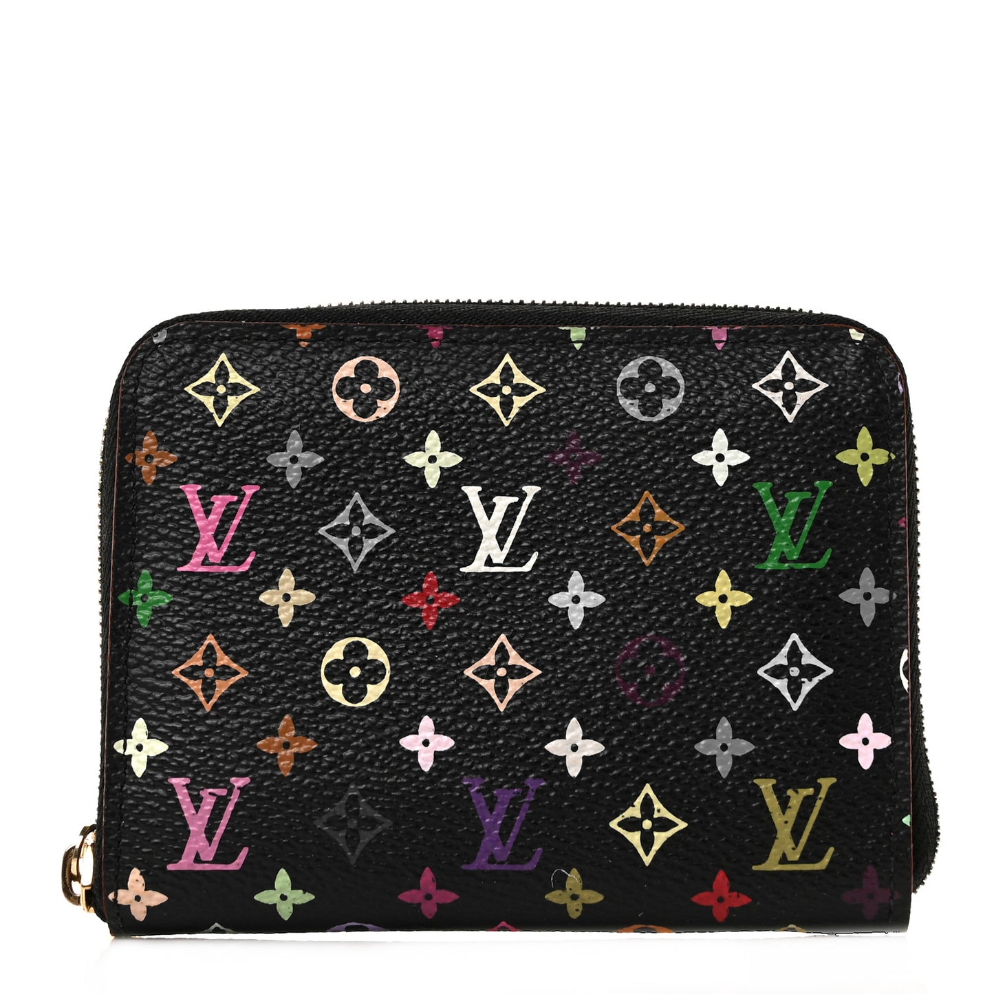 Monogram Multicolor Zippy Coin Purse Black Grenade
