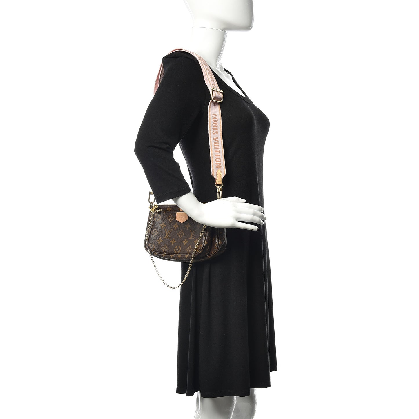 Monogram Multi Pochette Accessories Rose Clair