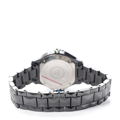 Christian Dior Stainless Steel Ceramic Diamond 33mm Dior VIII Quartz Watch Black 3 of 6