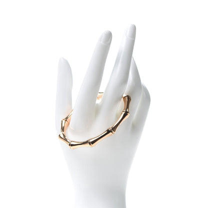Gucci 18K Rose Gold Medium Bamboo Spring Bracelet 17 2 of 5