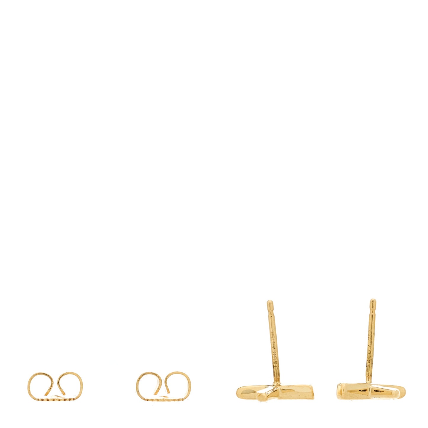 18K Yellow Gold Mini Paloma's Graffiti X Earrings